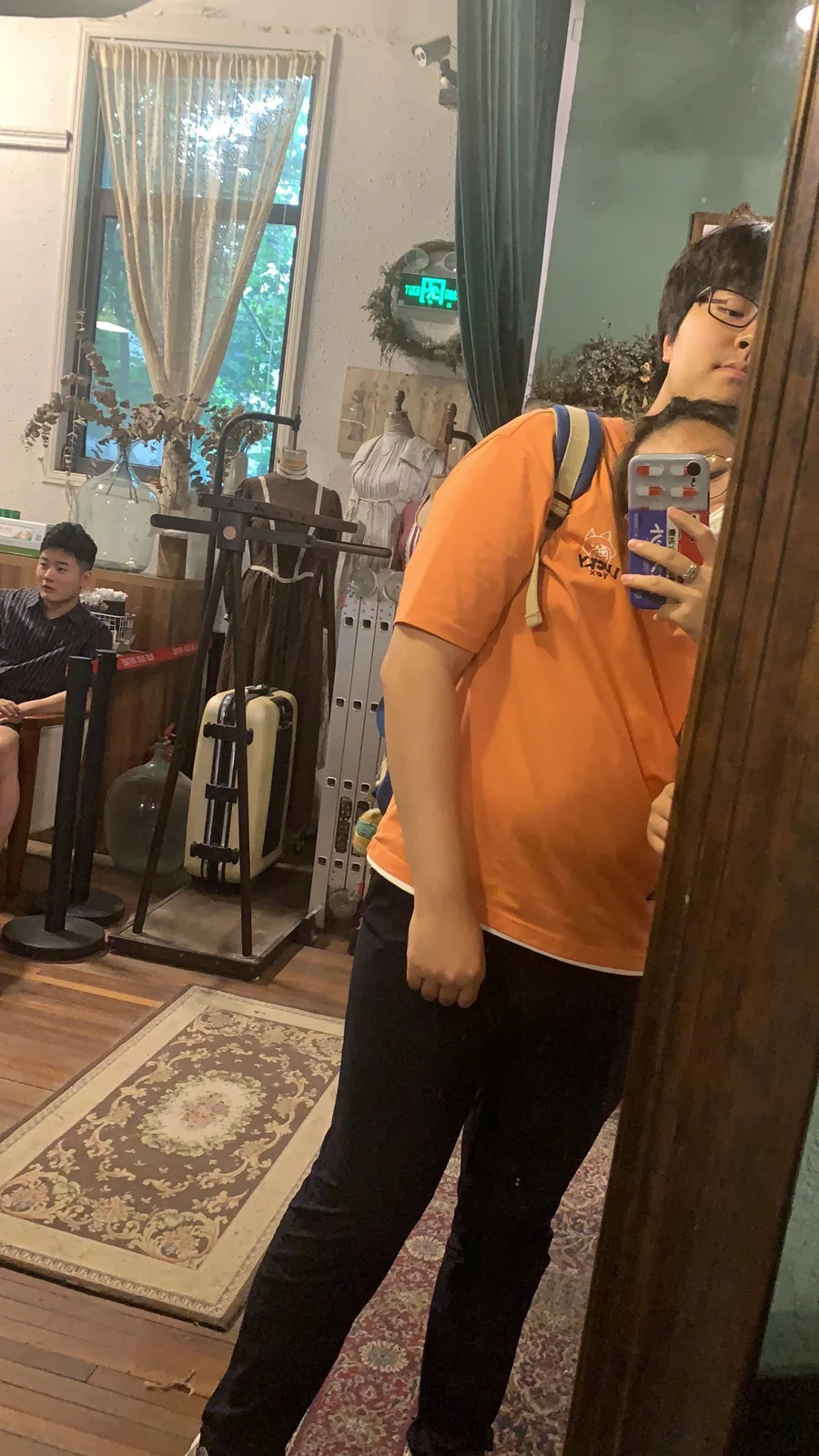 出门前留下的生活合影
